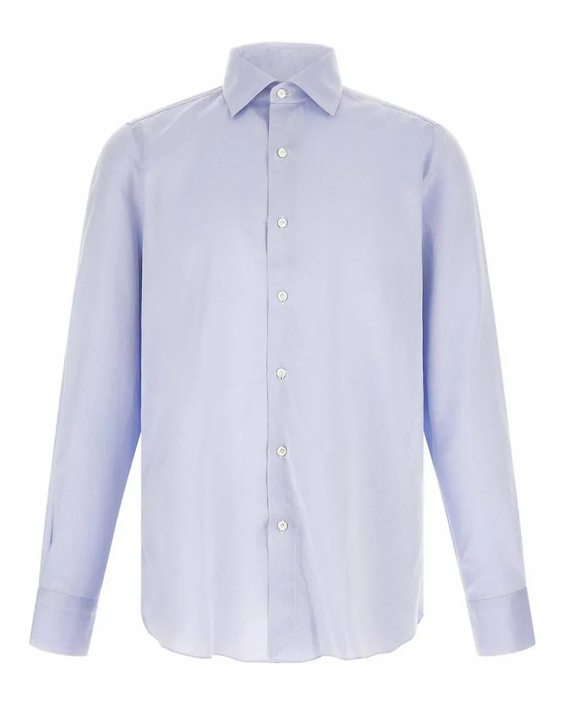 Finamore 1925 Hemd - Hellblau Hellblau