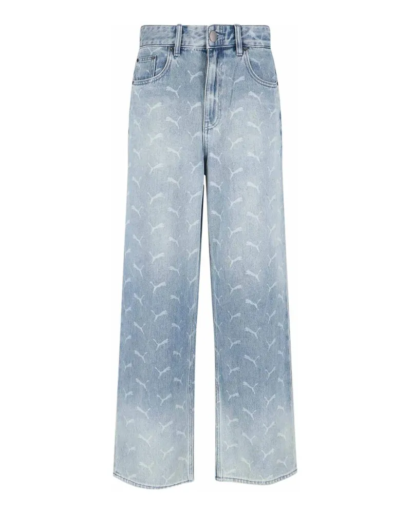 Puma Straight Leg Jeans - Blau Blau