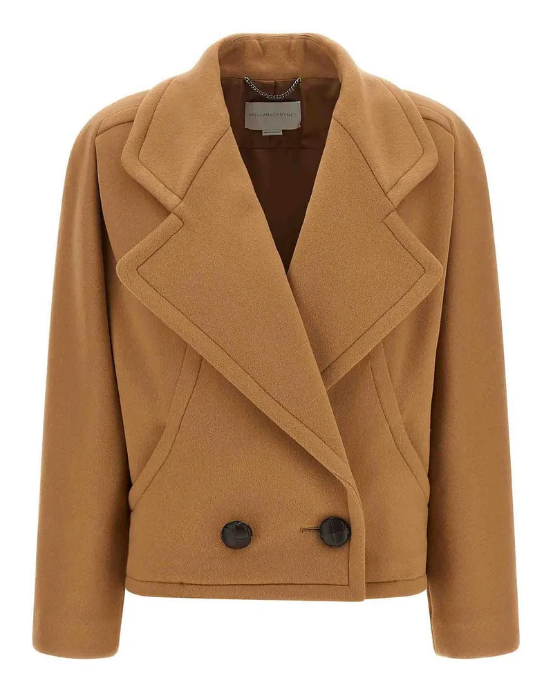 Stella McCartney Kurzer Mantel - Beige Beige