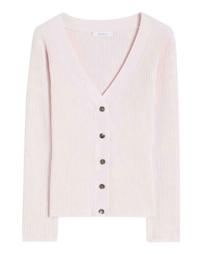 Max Mara Rundhalspullover - Rosa Rosa