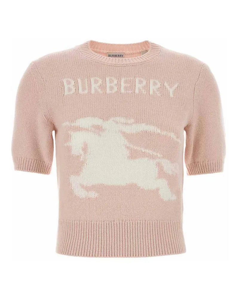Burberry Rundhalspullover - Nude Nude