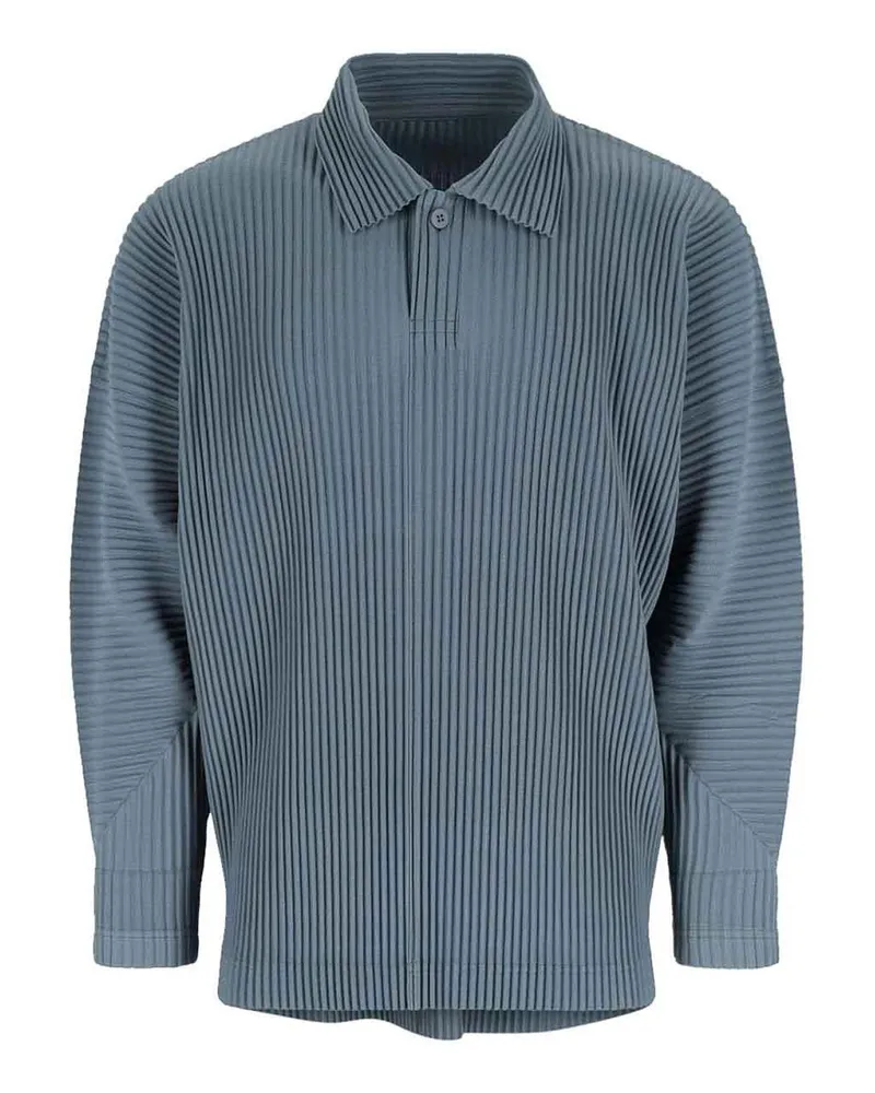 Issey Miyake Poloshirt - Blau Blau