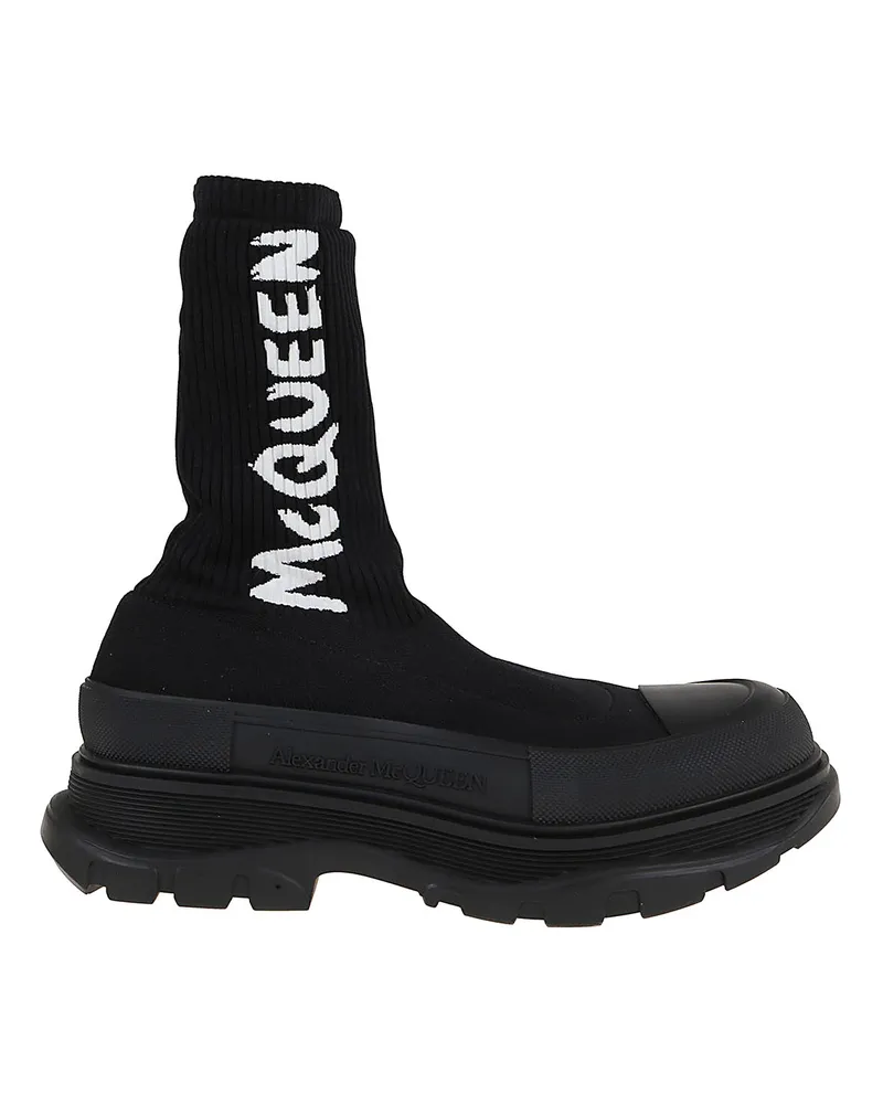 Alexander McQueen Stiefeletten - Schwarz Schwarz