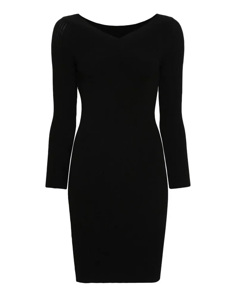 Alberta Ferretti Knielanges Kleid - Schwarz Schwarz