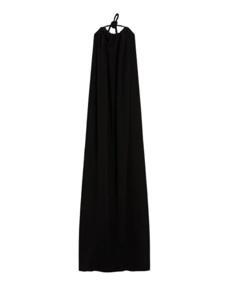 SPORTMAX Maxikleid - Schwarz Schwarz