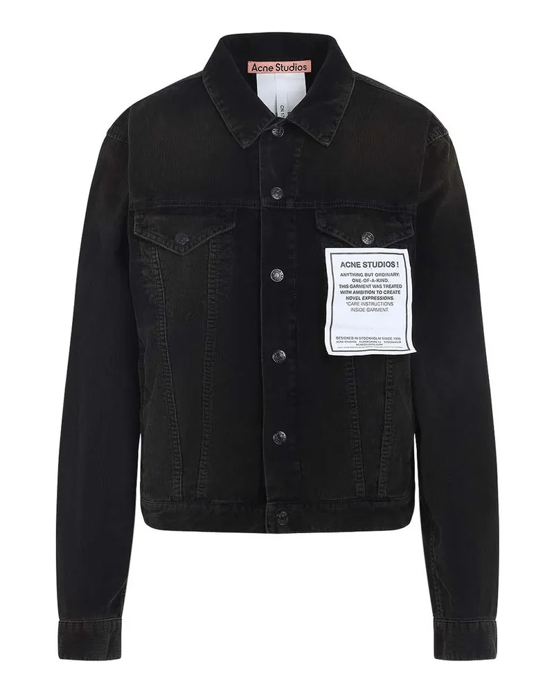 Acne Studios Casualjacke - Schwarz Schwarz