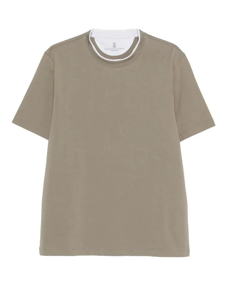 Brunello Cucinelli T-Shirt - Braun Braun