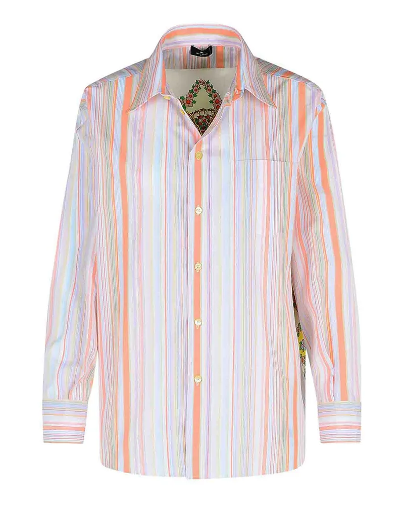 Etro Hemd - Orange Bunt