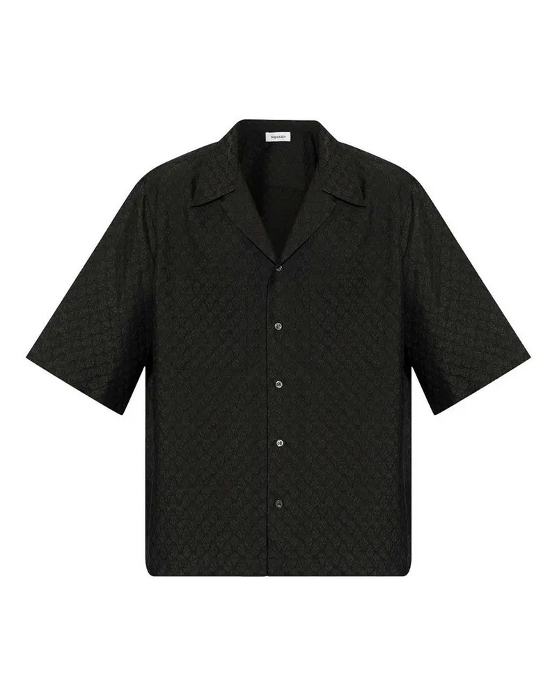 Alexander McQueen Hemd - Schwarz Schwarz