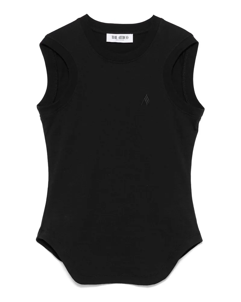 ATTICO Top - Schwarz Schwarz