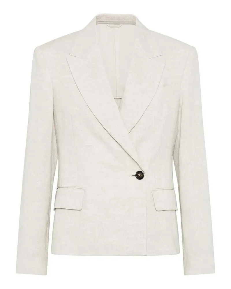 Brunello Cucinelli Blazer - Weiß Weiß