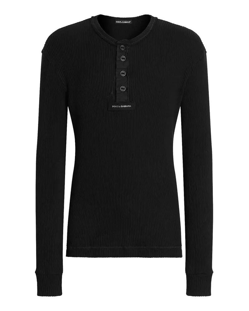 Dolce & Gabbana Poloshirt - Schwarz Schwarz