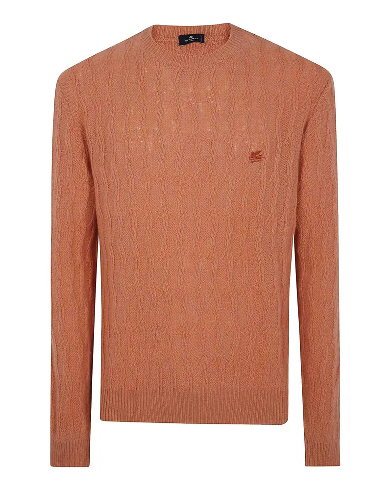 Etro Rundhalspullover - Orange Orange