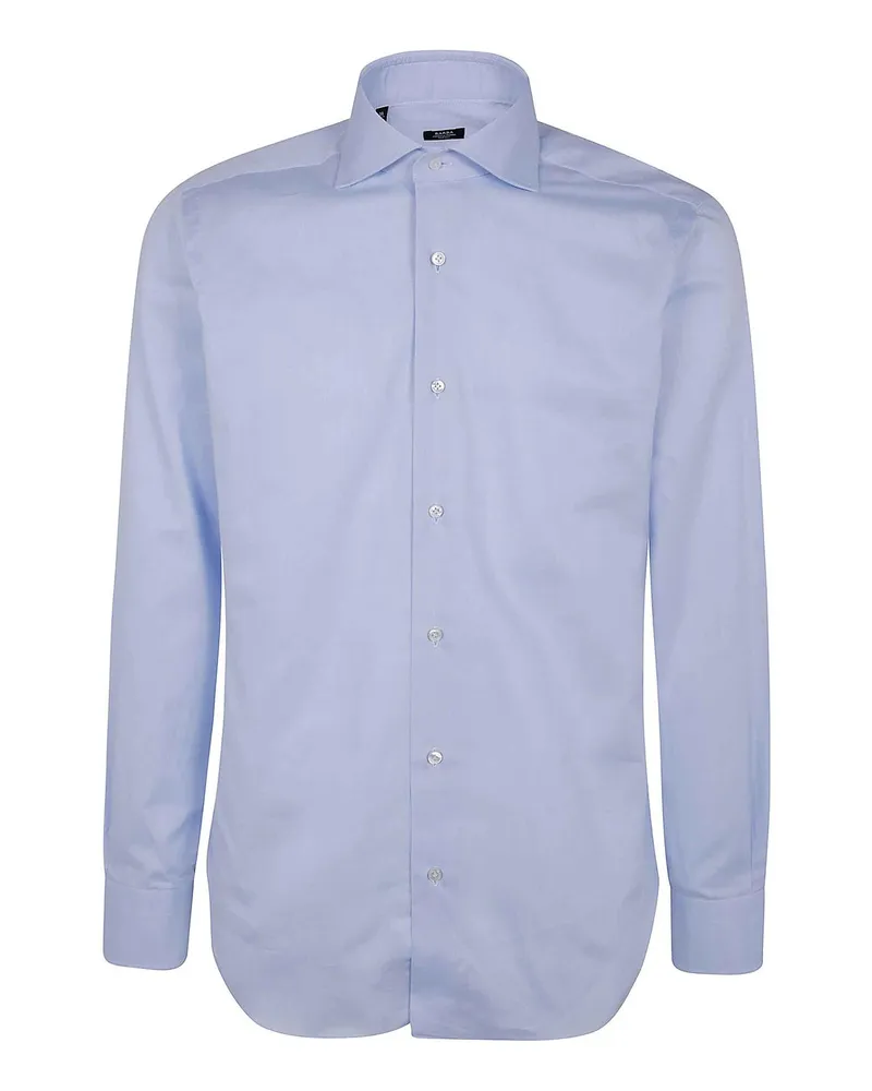 BARBA Hemd - Blau Blau