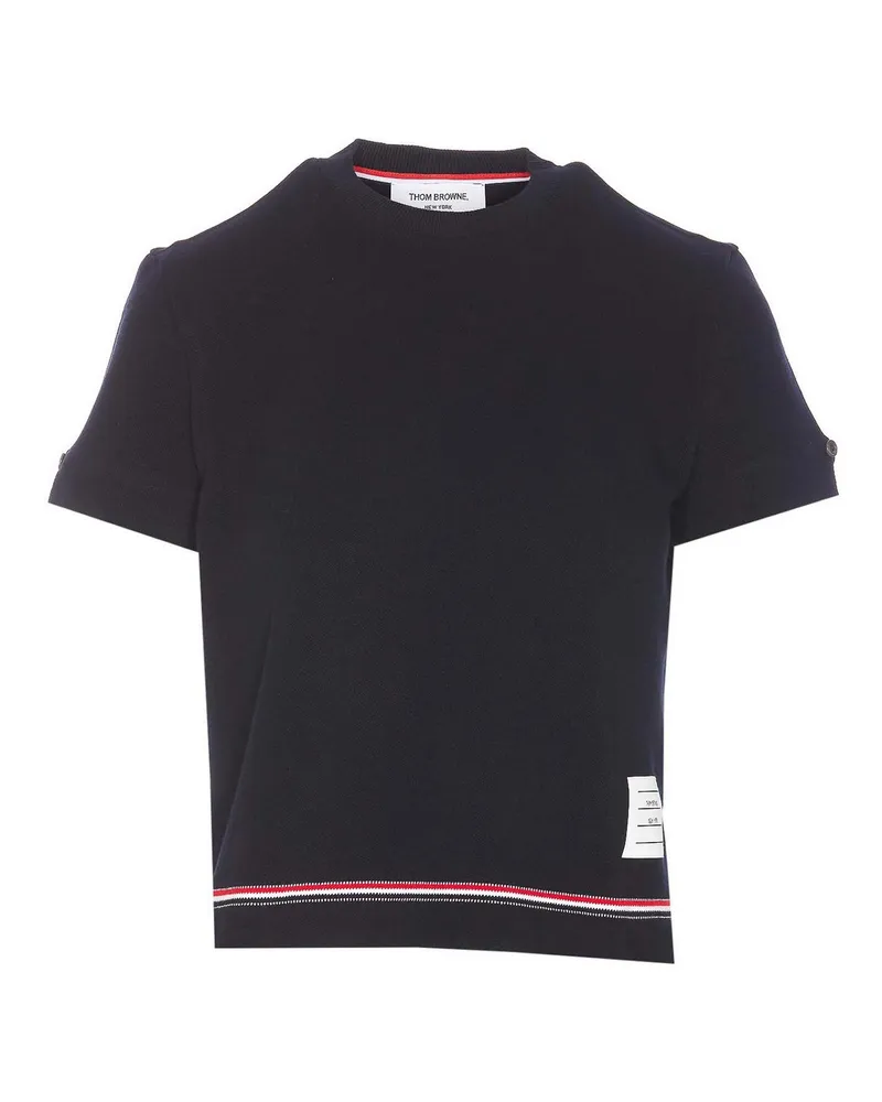 Thom Browne T-Shirt - Blau Blau