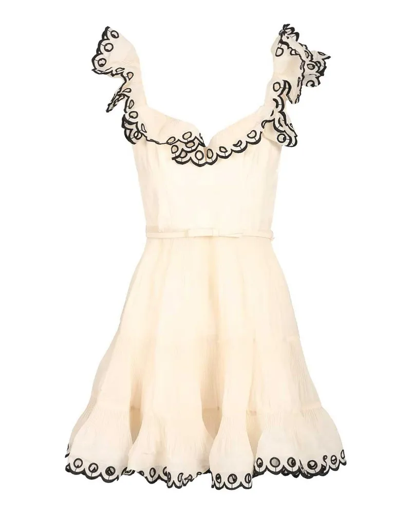 Zimmermann Kurzes Kleid - Beige Beige