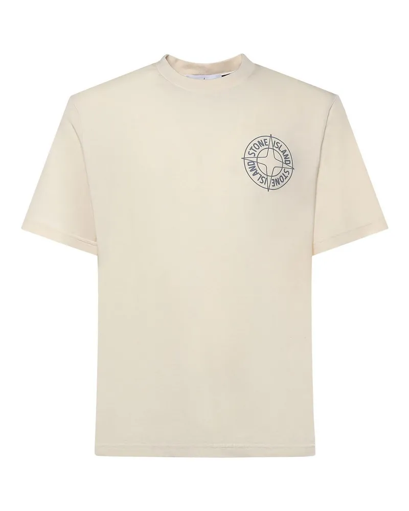 Stone Island T-Shirt - Weiß Weiß