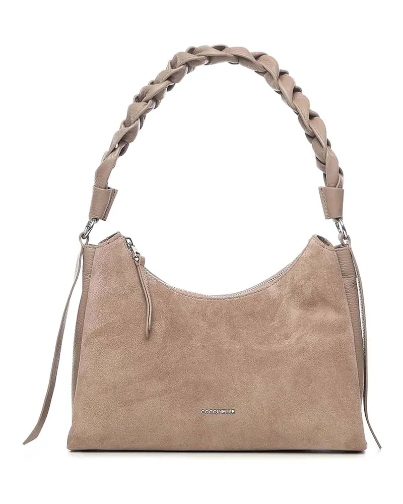 Coccinelle Schultertasche - Taupe Taupe