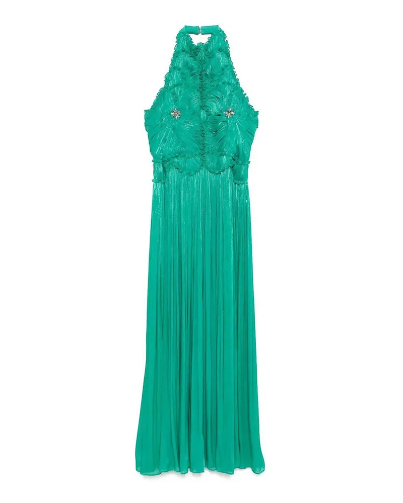 COSTARELLOS Knielanges Kleid - Grün Grün