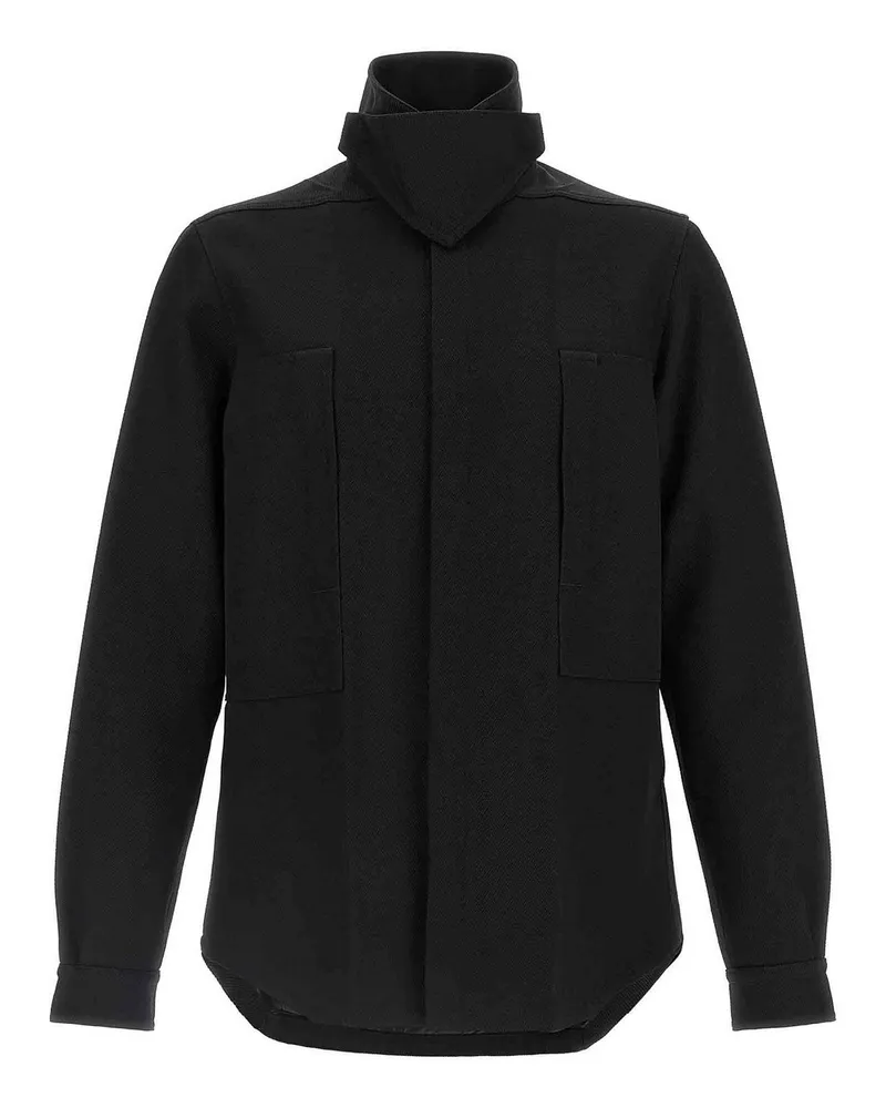 Rick Owens Casualjacke - Schwarz Schwarz