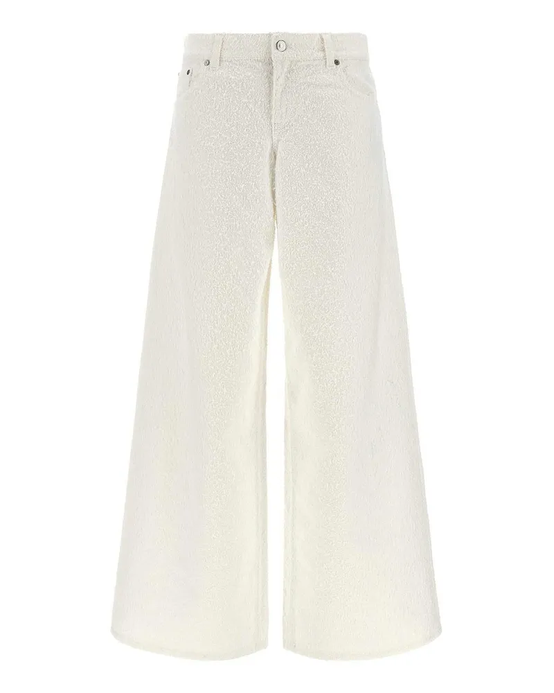 Stella McCartney Straight Leg Jeans - Weiß Weiß