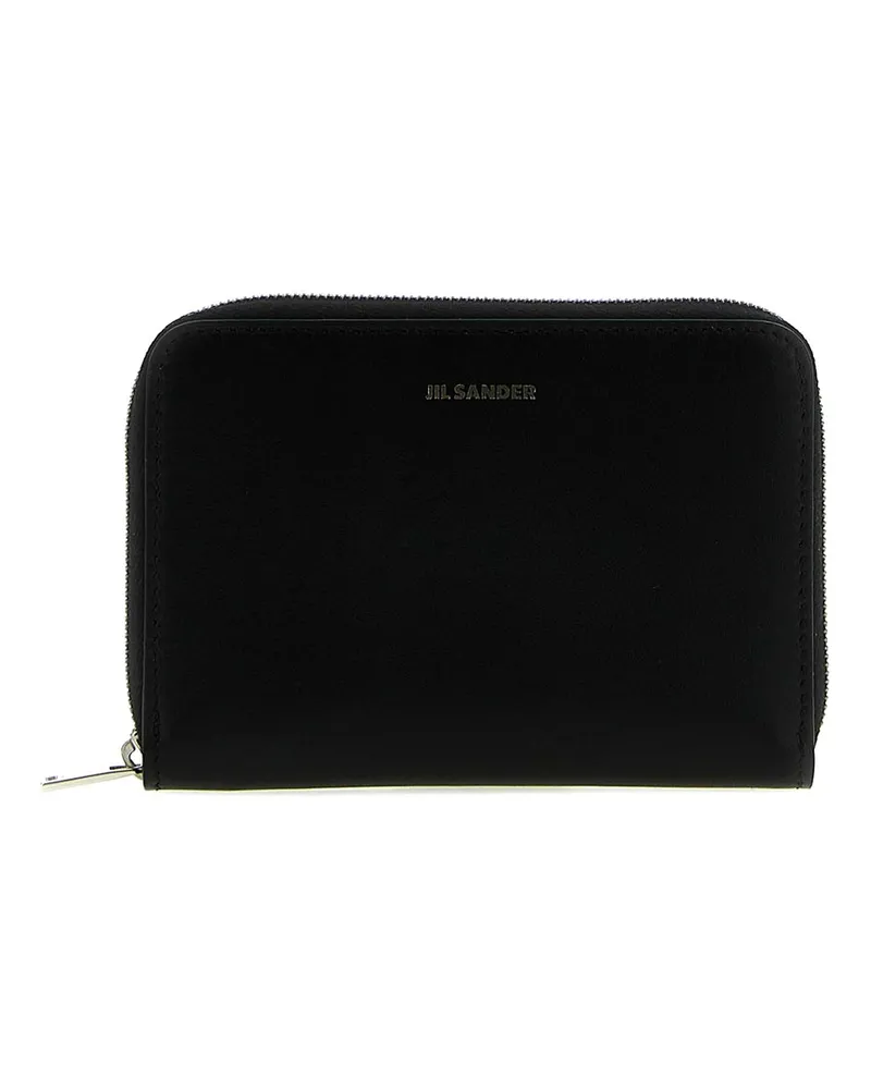 Jil Sander Portemonnaie - Schwarz Schwarz