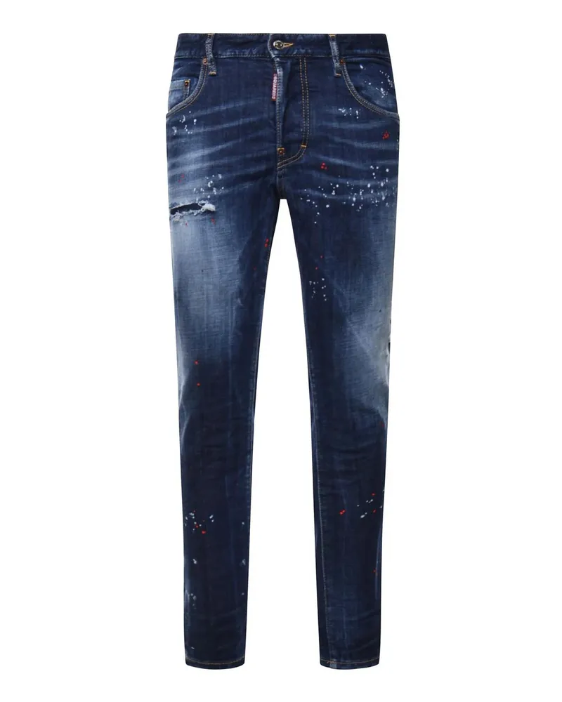 Dsquared2 Straight Leg Jeans - Blau Blau