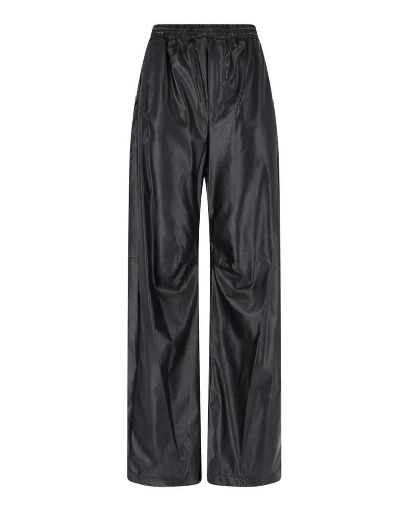 Maison Margiela Lederhose - Schwarz Schwarz