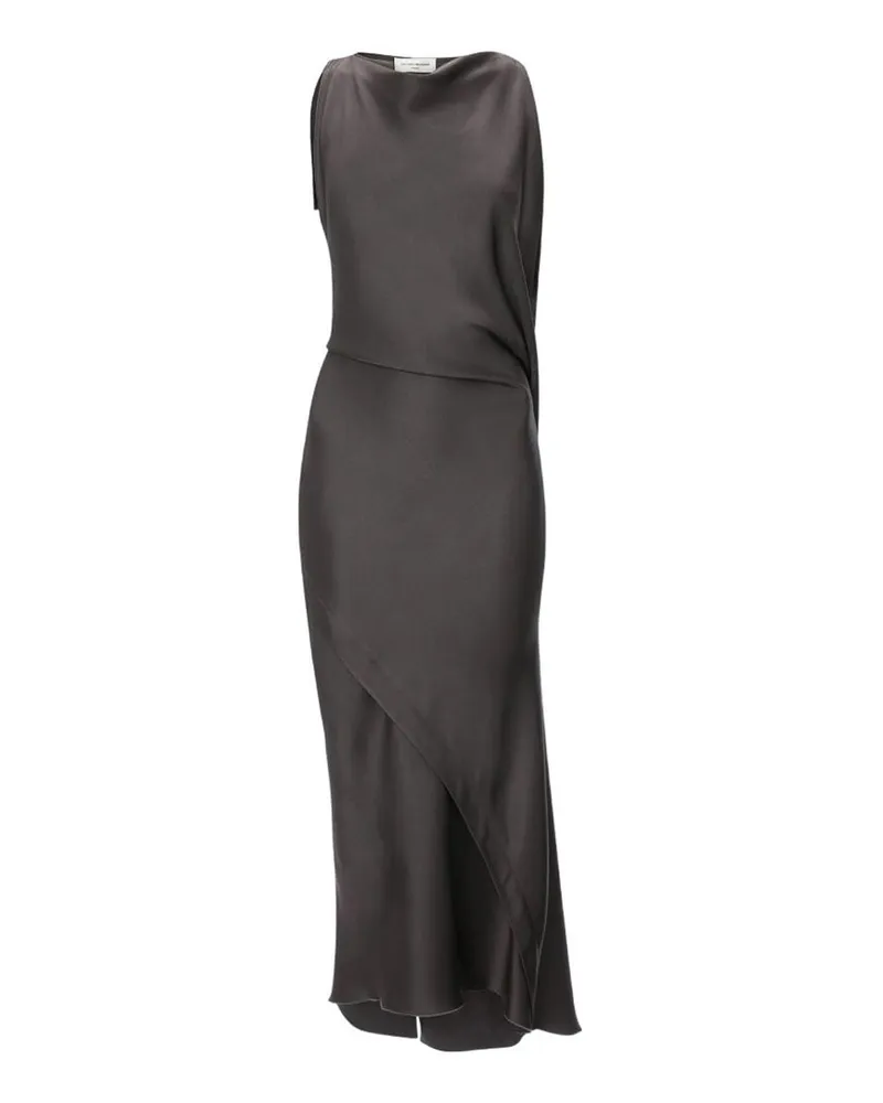 Victoria Beckham Knielanges Kleid - Braun Braun