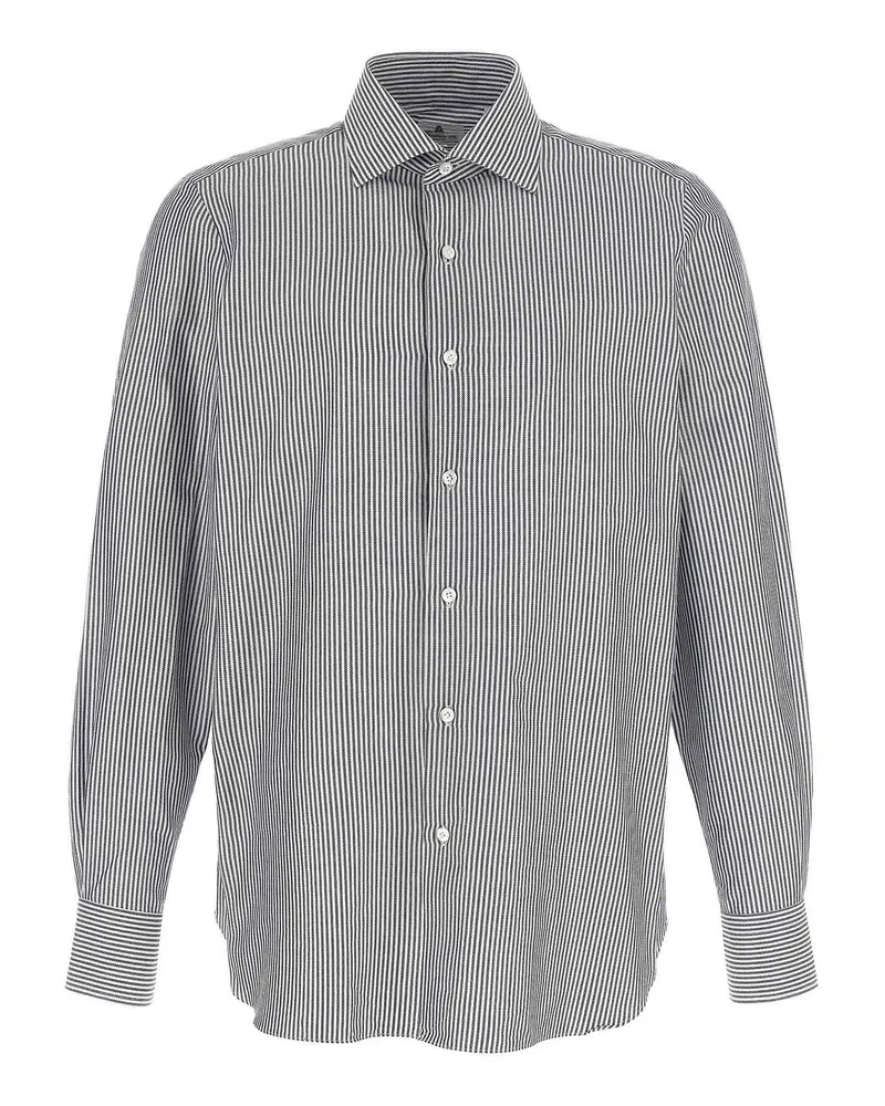 Finamore 1925 Hemd - Blau Blau