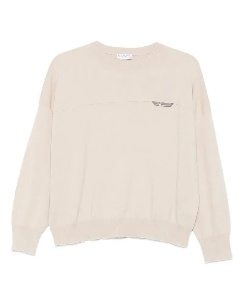 Brunello Cucinelli Rundhalspullover - Beige Beige