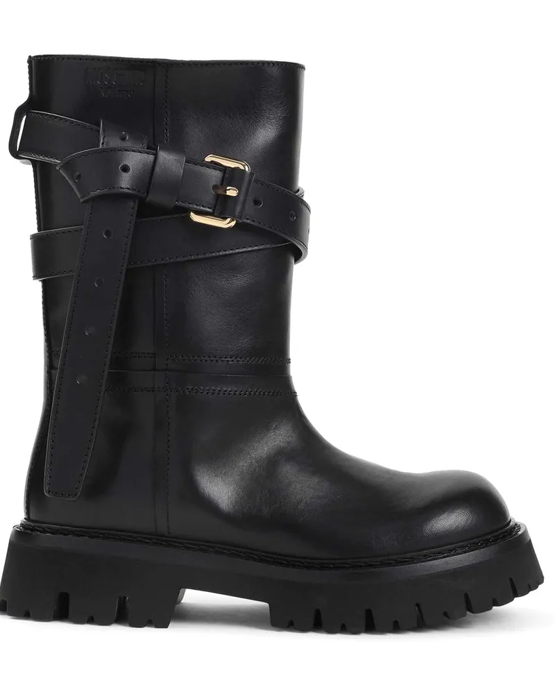 Moschino Stiefel - Schwarz Schwarz