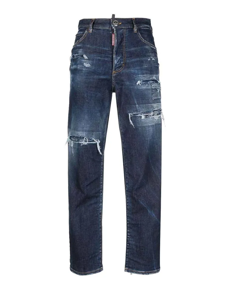 Dsquared2 Bootcut Jeans - Dunkelblau Dunkelblau