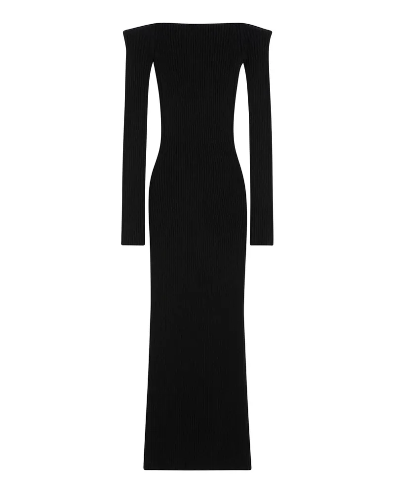 Max Mara Abendkleid - Schwarz Schwarz