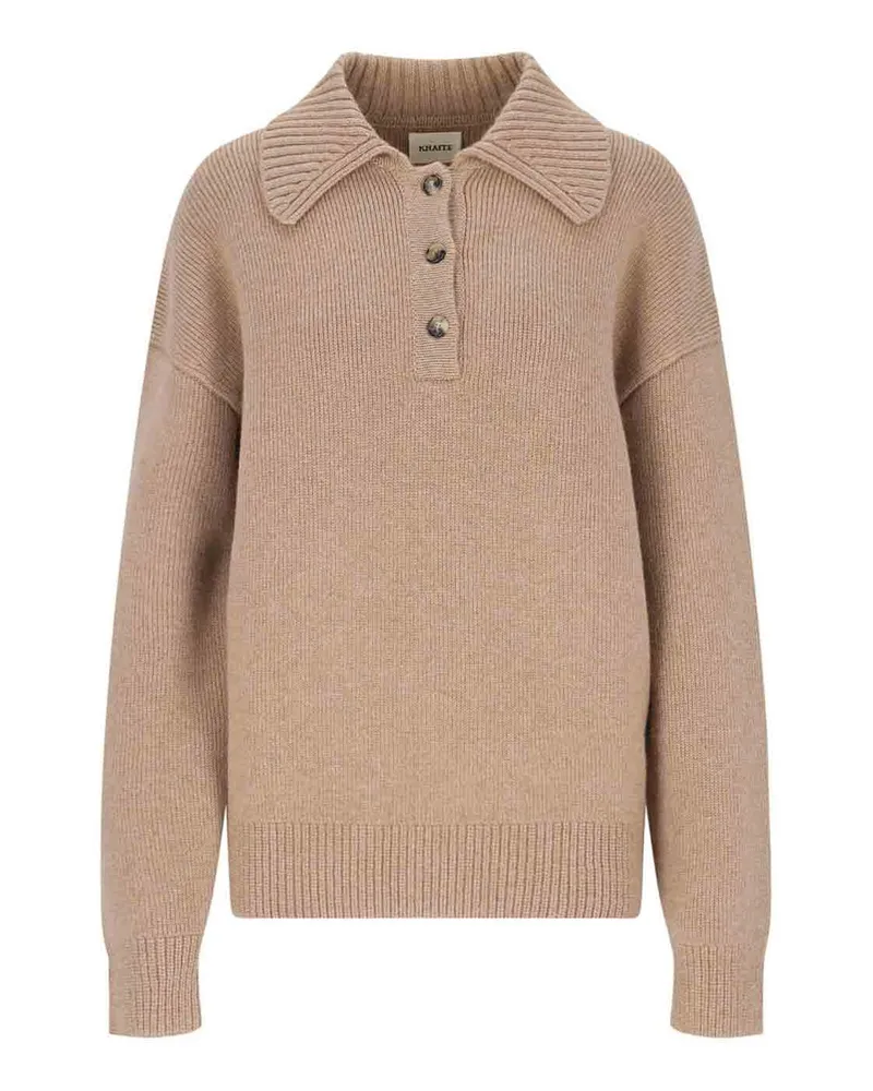 KHAITE Rundhalspullover - Beige Beige