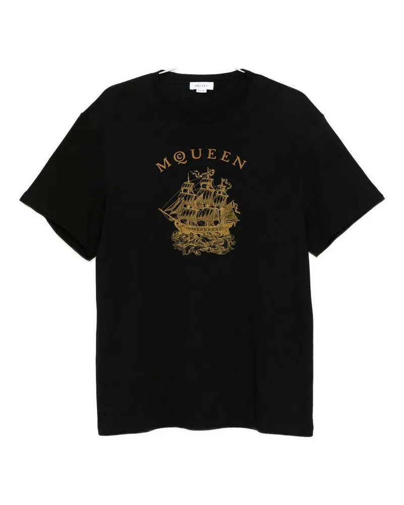 Alexander McQueen T-Shirt - Schwarz Schwarz