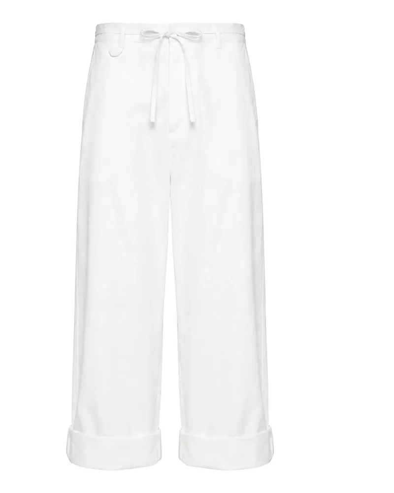 Jacquemus Casual Hose - Weiß Weiß