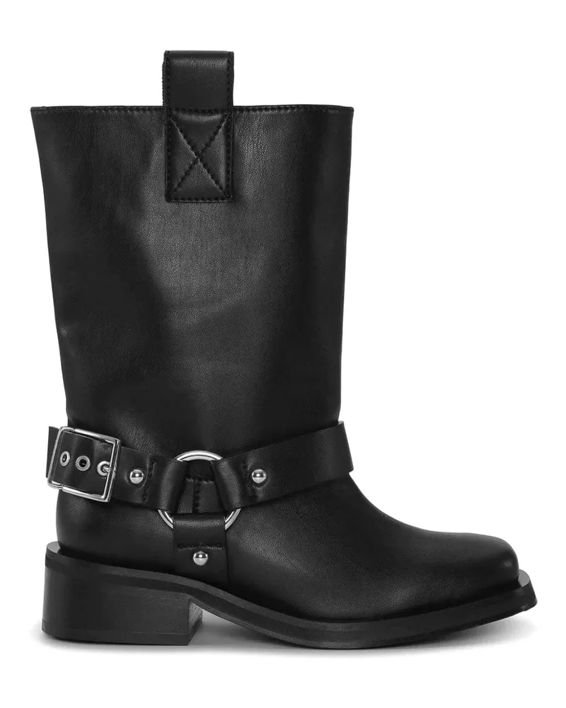 Ganni Stiefel - Schwarz Schwarz