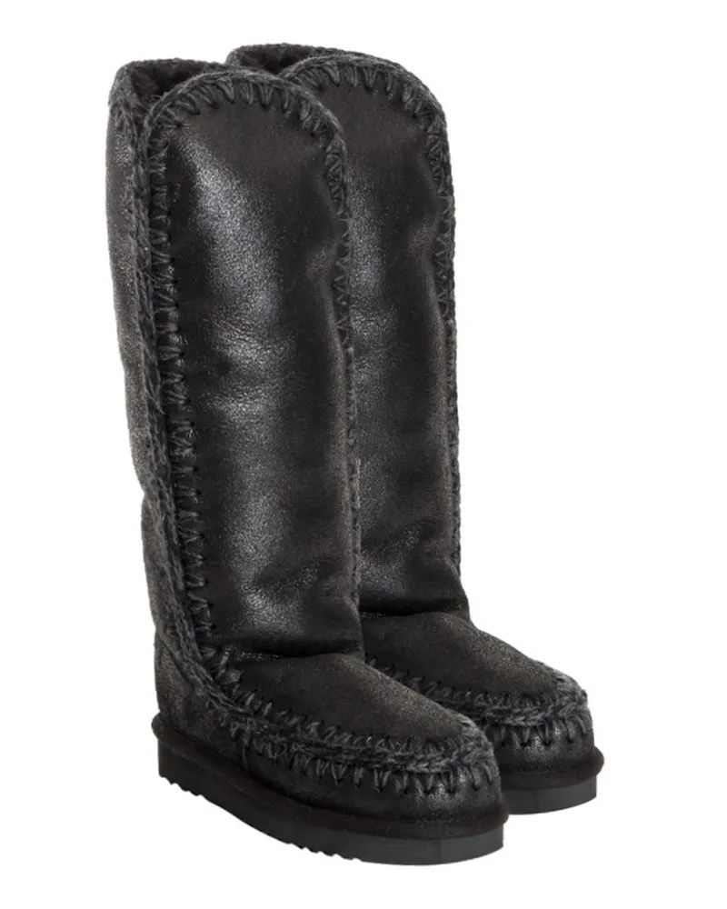 Mou Stiefel - Schwarz Schwarz