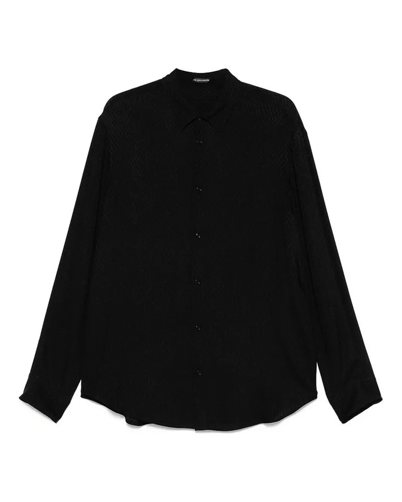 Ann Demeulemeester Hemd - Schwarz Schwarz