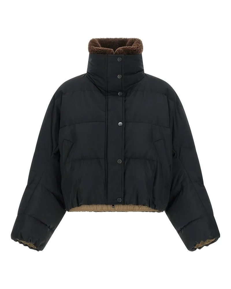 Brunello Cucinelli Daunenjacke - Schwarz Schwarz