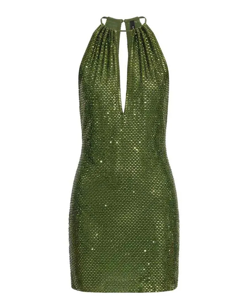 Self-Portrait Kurzes Kleid - Grün Grün