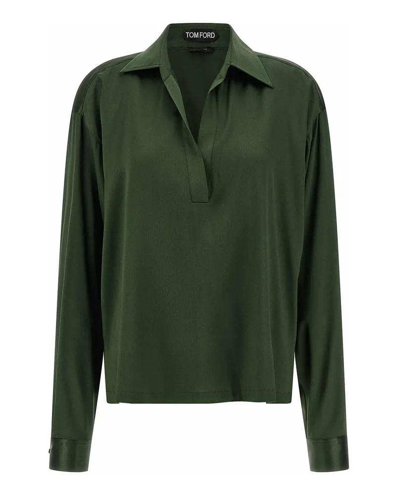 Tom Ford Poloshirt - Grün Grün