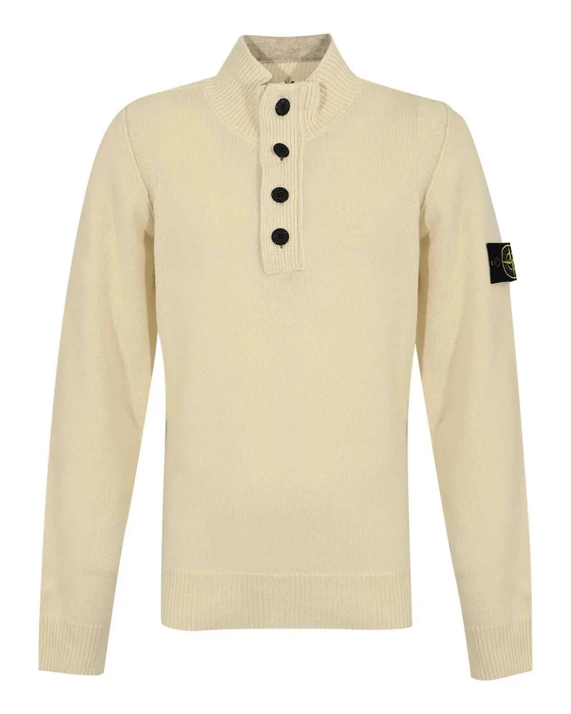 Stone Island Rollkragenpullover - Weiß Weiß