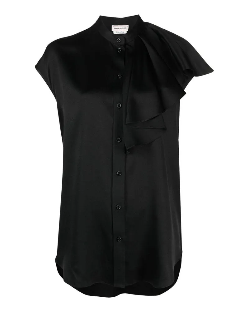 Alexander McQueen Hemd - Schwarz Schwarz