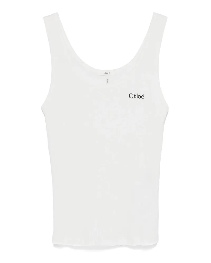 Chloé Top - Weiß Weiß
