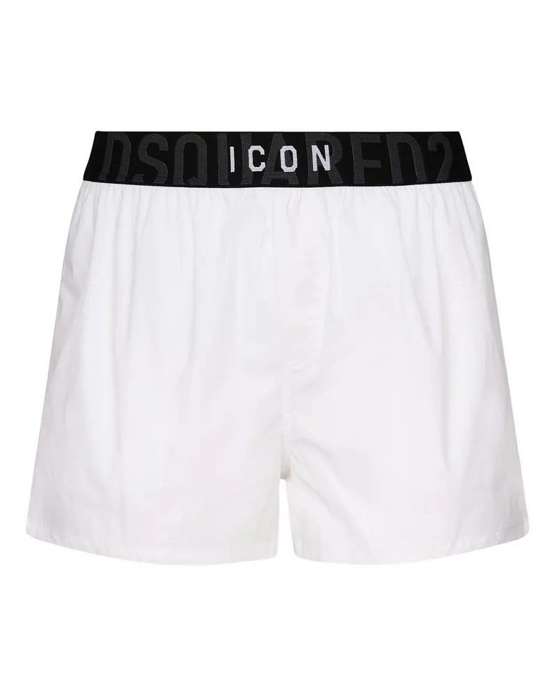 Dsquared2 Badehose - Weiß Weiß
