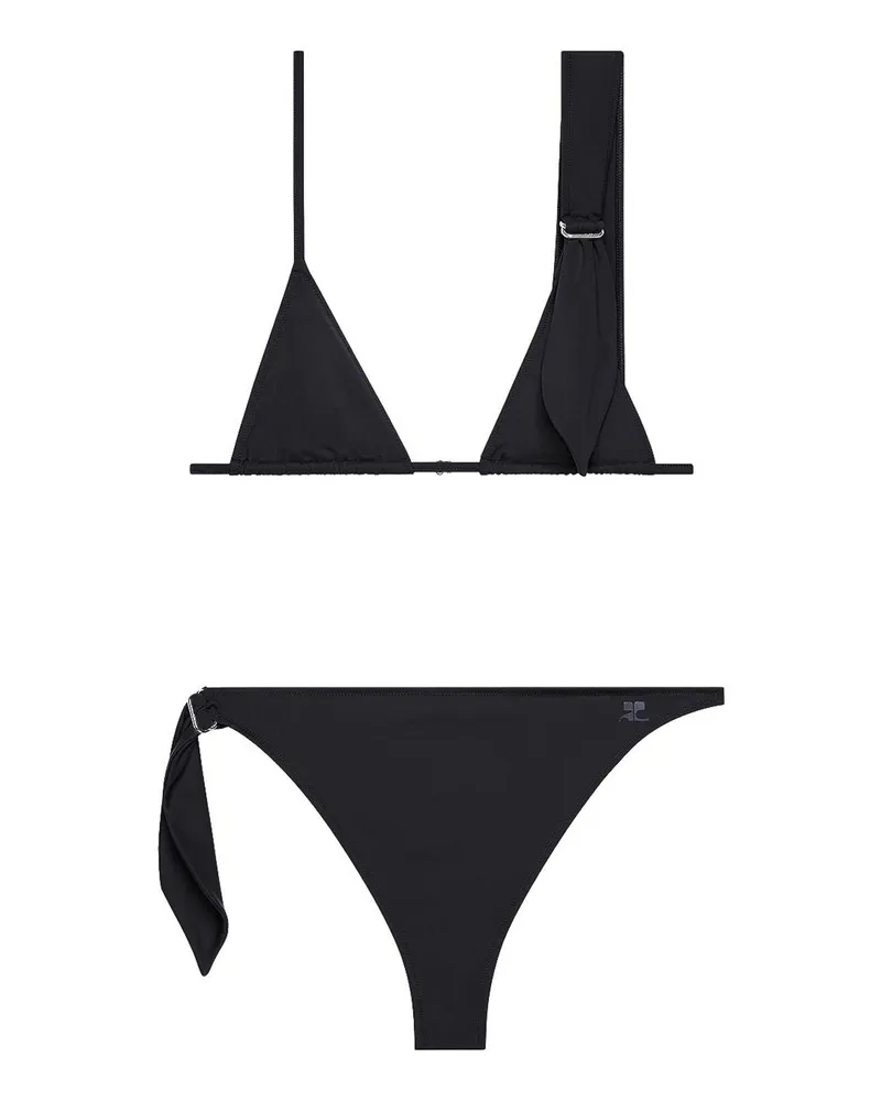 Courrèges Bikini - Schwarz Schwarz