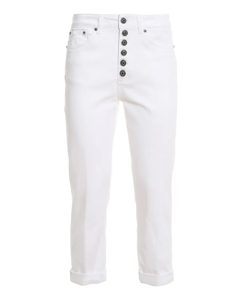 Dondup Boyfriend Jeans - Weiß Weiß