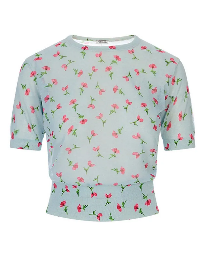 Jil Sander T-Shirt - Blau Blau